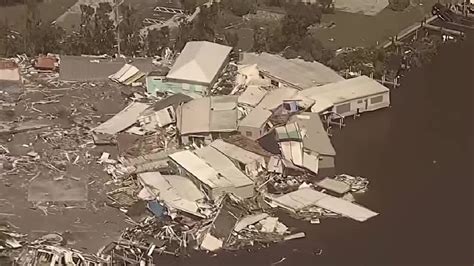 Heartbreaking aerial video shows miles of destruction in Southwest Florida