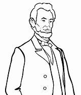 Abraham Lincoln Coloring Pages & book For Kids sketch template