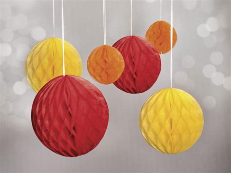 Honeycomb balls to hang Rayher - Vunder