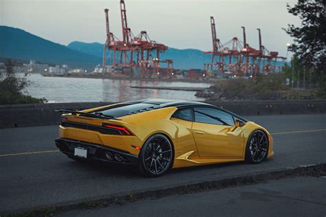 Yellow Lamborghini Huracan Looks Elegant and Upscale on ADV. 1 Wheels ...