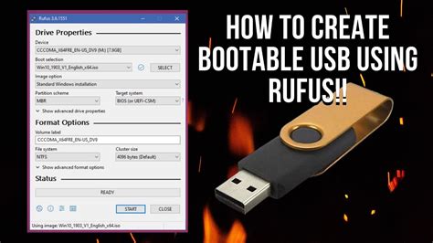 How to create bootable usb using RUFUS!! - YouTube