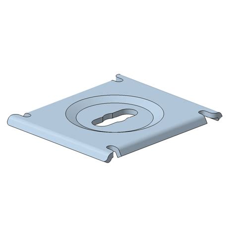 Cablofil Pre-Galvanised Steel Wire Cable Tray Hold Down Clamp Plate ...