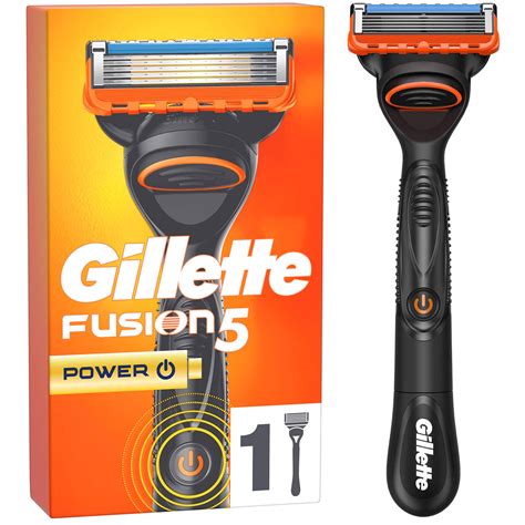 Máquina de Barbear Fusion 5 Power - Gillette | Continente Online