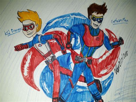 Captain Man and Kid Danger by JohnG15 on DeviantArt