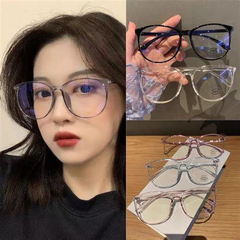 🔥Cozyrooms Round Spek Spec Anti Blue Light Blocking Glasses transparent spectacles Frame Plastic ...