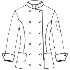 Chef Jacket 6803 pattern download $10.00 | Dolmã feminino, Roupas ...