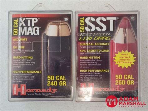 Assorted Hornady & Thompson Center Sabots - Adam Marshall Land & Auction, LLC