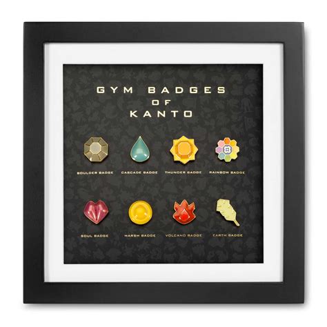 Gym badges of Kanto – Pokémon Blog