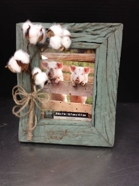 cotton boll picture frame | Cotton decor, Cotton boll, Frame crafts