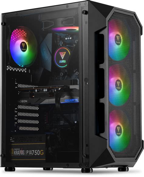 GAMDIAS AURA GC1 RGB GAMING CASING WITH 4 RGB FANS - Nexcom Computers