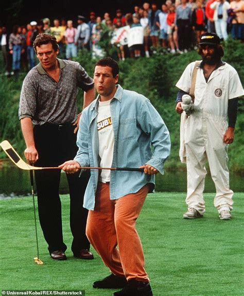 Adam Sandler hits the golf course to re-create his iconic swing from ...