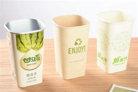 Biodegradable Paper Coffee Cups Disposable Biodegradable Square Paper ...