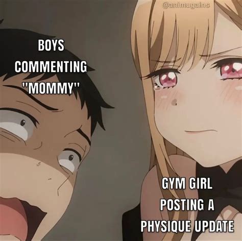 Gym anime memes in 2022 | Gym life, Memes, Gym girls