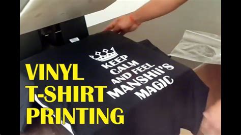 9990753656 Vinyl T-shirt Printing Tutorial by The Printing Wala - YouTube