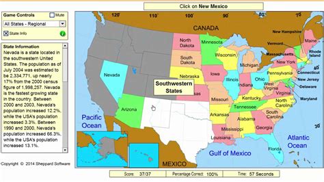 Learning The 50 States Game