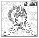Madagascar Melman Coloring Pages sketch template