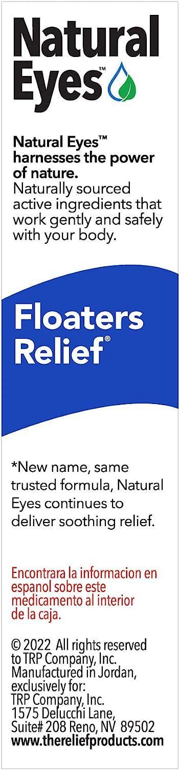 Natural Eyes Floaters Relief Eye Drops - 10ml