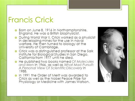 Francis Crick Biography, Life & Interesting Facts Revealed