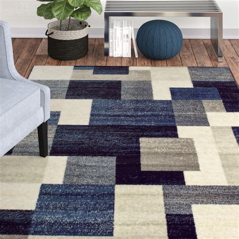 Orren Ellis Taira Block Multi-Color Area Rug & Reviews | Wayfair