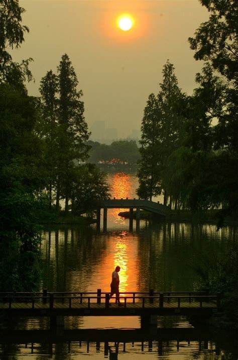 Sunrise at West Lake Hangzhou China - Photorator