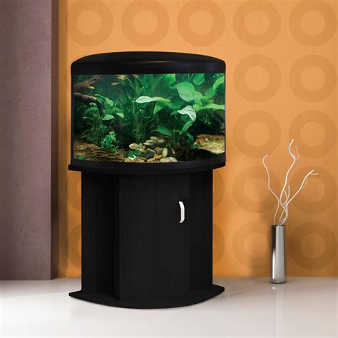 Aqua One UFO 550 Corner Aquarium Fish Tank with Cabinet: Amazon.co.uk: Pet Supplies