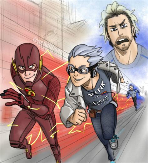 Flash vs Quicksilvers by pencilHead7 on DeviantArt