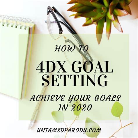 4DX Goal Setting - How to Succeed in 2020 ~ Home In Heels