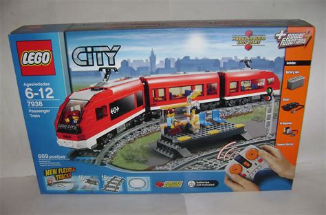 NEW 7938 Lego CITY Passenger Train Tracks POWER FUNCTIONS Building Toy ...