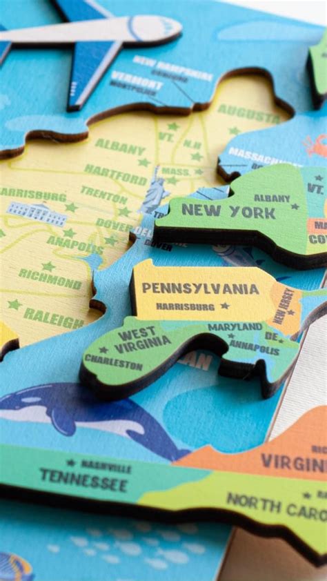 Kids World Map Puzzles for Kids, Educational Toy, Montessori Puzzle Gift for Kids Map | World ...