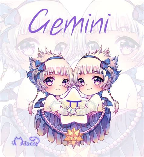 zodiac sign gemini by MIAOWx3 on DeviantArt