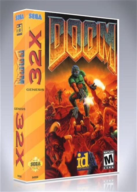 Sega 32X - Doom Custom Game Case | Retro Game Cases