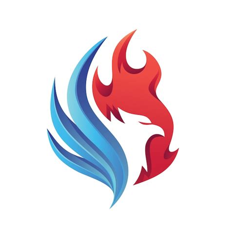 Premium Vector | Eagle Fire Logo