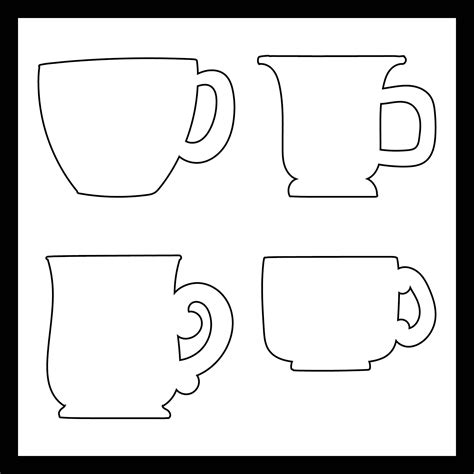 Coffee cup template – Artofit