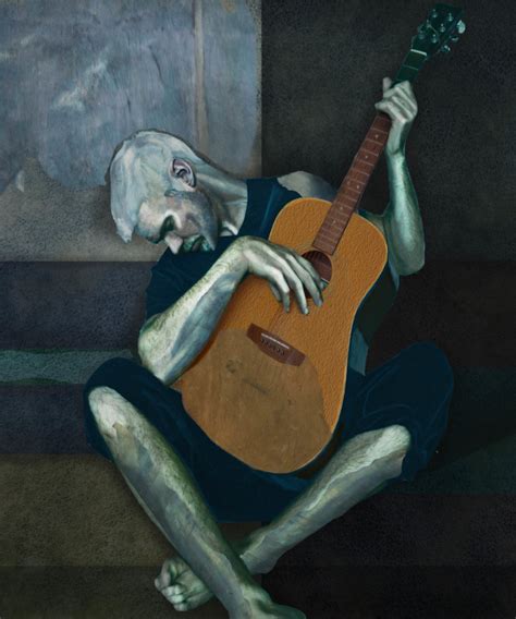 Pablo Picasso's Old Guitarist