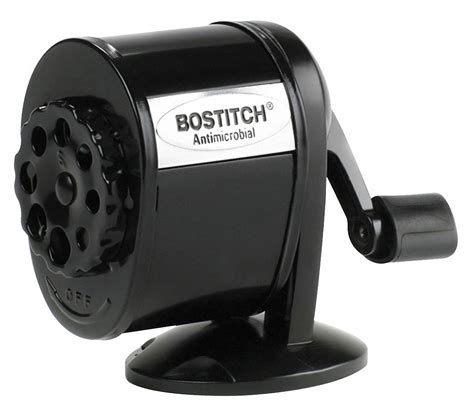 STANLEY BOSTITCH Manual Pencil Sharpener, Power Source Manual, Blade Material Steel - 35Y616 ...