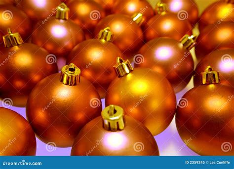 Orange baubles stock image. Image of decoration, season - 2359245