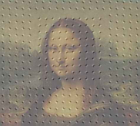 Moving Mona Lisa Illusion