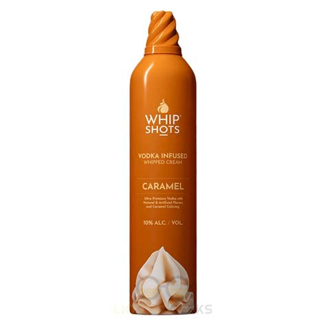 Whipshots Vodka-Infused Caramel Whipped Cream – Liquor Geeks