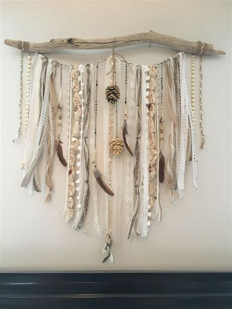 Lace Wall Hanging / Bohemian Decor / OOAK / Driftwood Wall Hanging ...