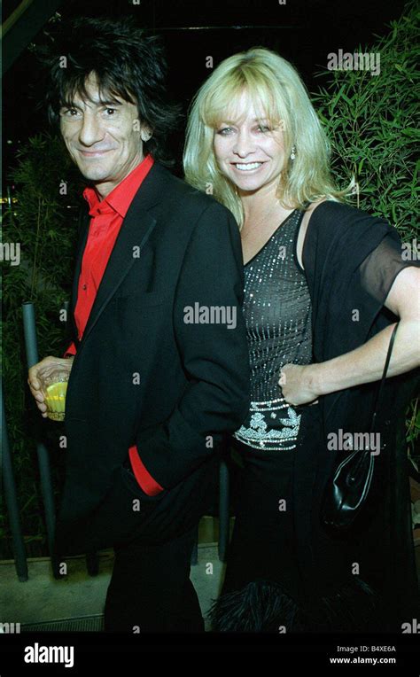 Ronnie Wood and wife Jo Wood at Home nightclub Sept 1999 Ronnie Wood at the opening of the new ...