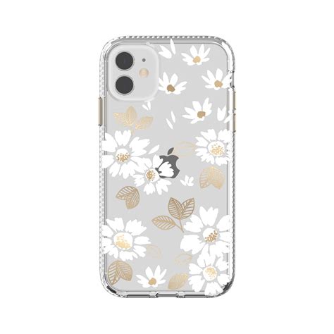 Clear White Floral Phone Case for iPhone 11 & iPhone XR - Walmart.com