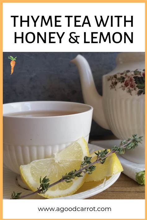 Growing Thyme | Thyme Tea Recipe | A Good Carrot | Recipe | Tea recipes, Thyme recipes, Hot tea ...