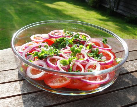 Tomato, Red Onion & Coriander Salad - Fab Food 4 All