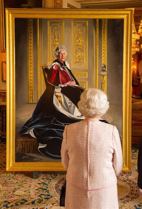 Royal Family Around the World: The Queen Unveiles Her Portrait Marking Six Decades Of Patronage ...