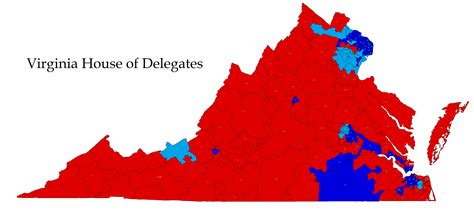 2018 Map of the Virginia House of Delegates – The Bull Elephant