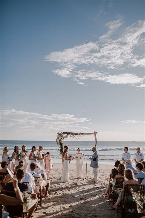 Costa Rica Beach Wedding with a Cute Bridesmaid First Look | Costa rica beach wedding, Beach ...