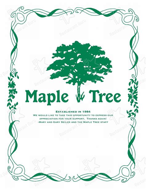 maple tree restaurant mcfarland wisconsin - Kenisha Enriquez