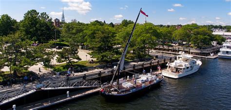 Voyage on The Gundalow Piscataqua to/from Newburyport Waterfront Park and Lowell's Boat Shop in ...