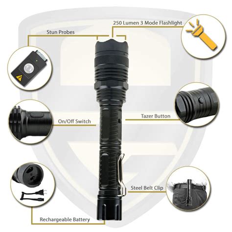 Police Flashlight Taser: Powerful Self-Defense Weapon and Light