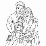 Family Mom Dad And Baby Coloring Page Sketch sketch template